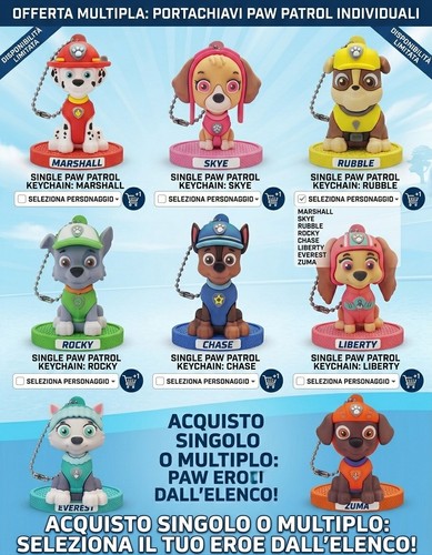 Portachiavi paw patrol - 8,